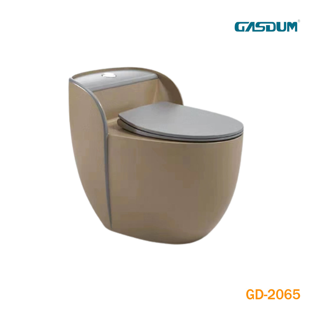 GASDUM™ ONE PIECE COMMODE GD-2065